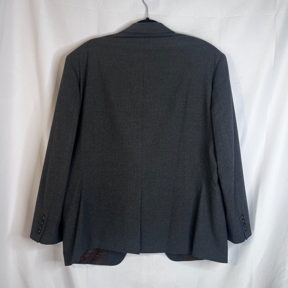 Chaps Dark Gray Single Breasted Two Button Classi… - image 2